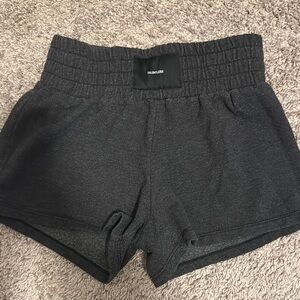 TALENTLESS Gray Athletic Shorts with Elastic Waistband